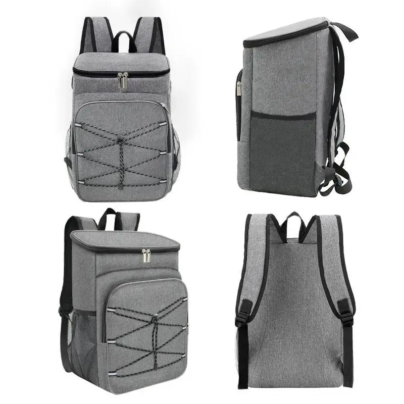 Mochila aislante - Bolsa aislante de tela Oxford Mochila aislante para picnic al aire libre de gran capacidad Bolsa refrigeradora de cerveza de viaje