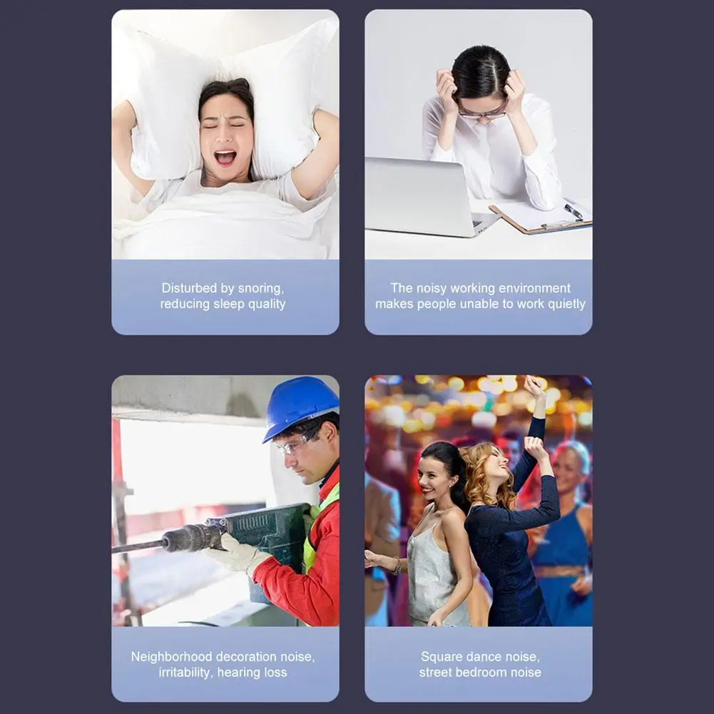 Tapones para los o&iacute;dos profesionales para dormir s&uacute;per insonorizados, prevenci&oacute;n de ruido, herramientas de reducci&oacute;n de ruido para dormitorios, orejas antirruido