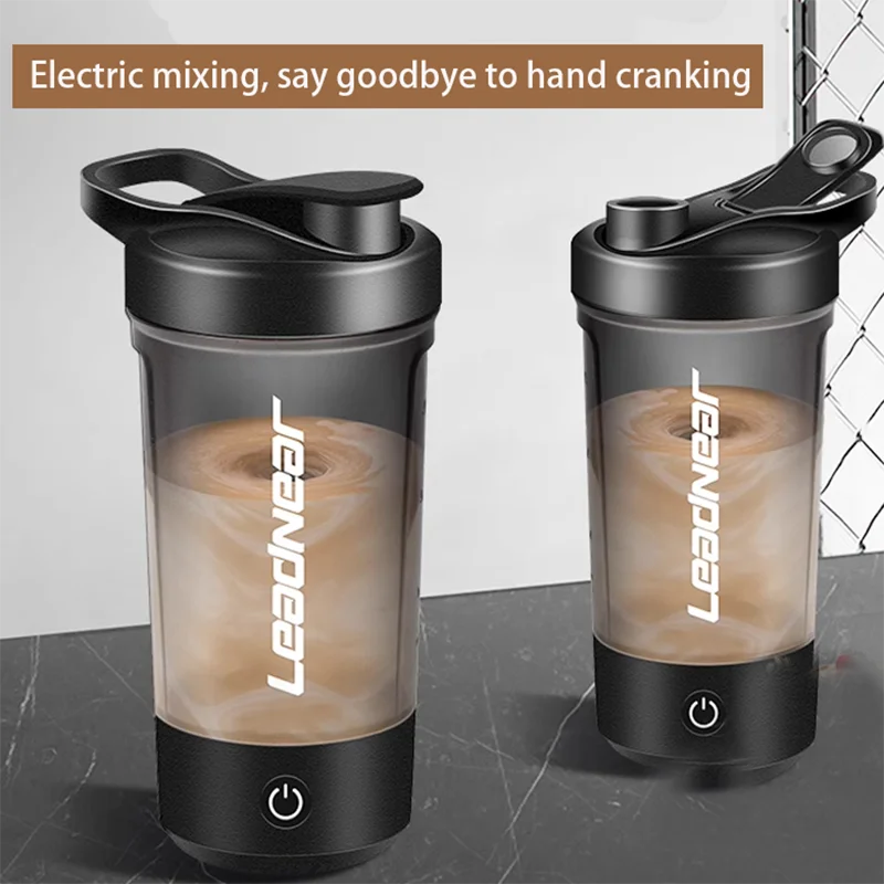Taza de licuadora el&eacute;ctrica, taza de licuadora port&aacute;til, leche en polvo, licuadora de prote&iacute;na en polvo, taza agitadora autom&aacute;tica, viaje en casa, deportes al aire libre, gimnasio
