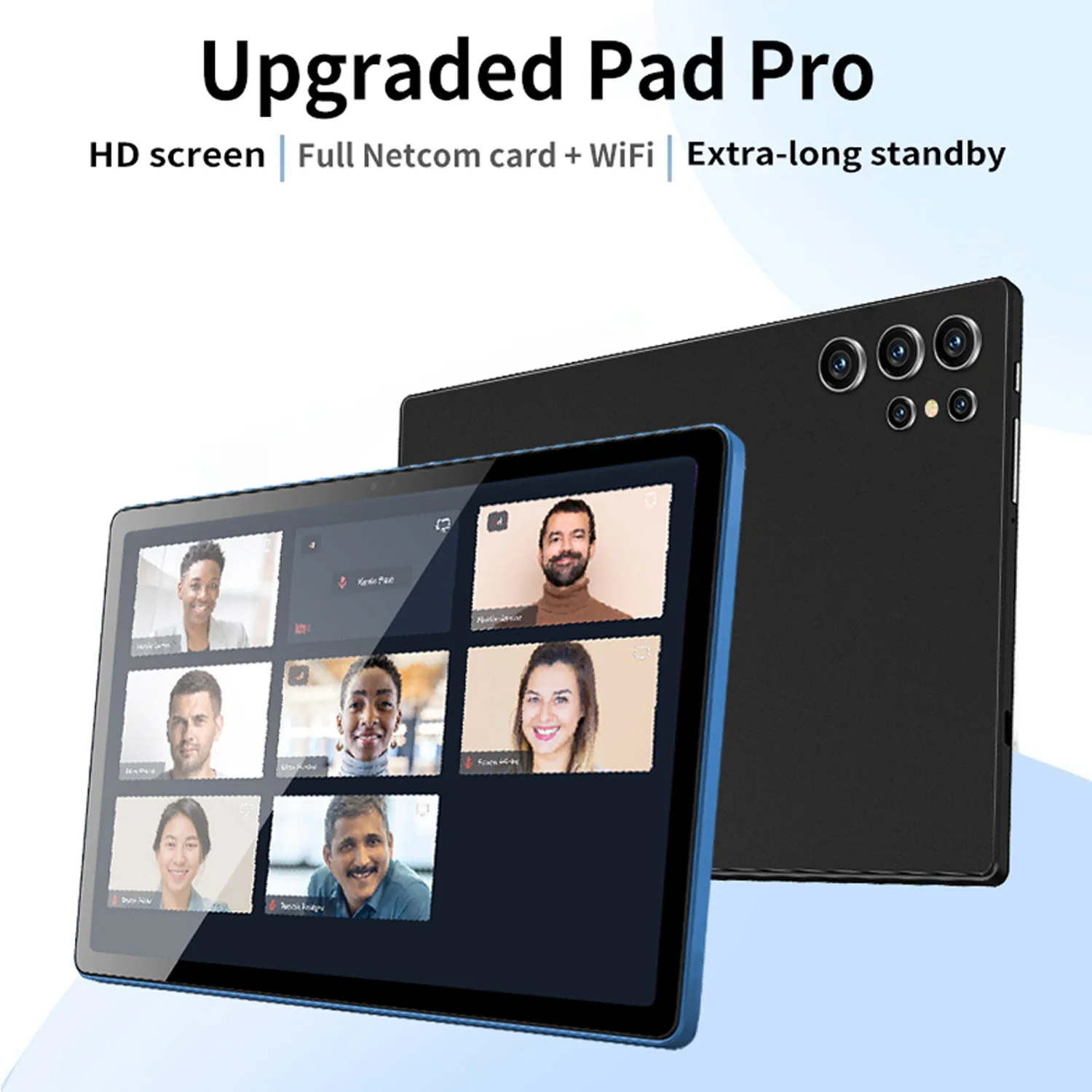 2025 nueva almohadilla mejorada tableta Android de 10,1 pulgadas pantalla HD Octa Core 4GB RAM 64GB ROM llamada telef&oacute;nica Dual WiFi Google Play Tablet PC