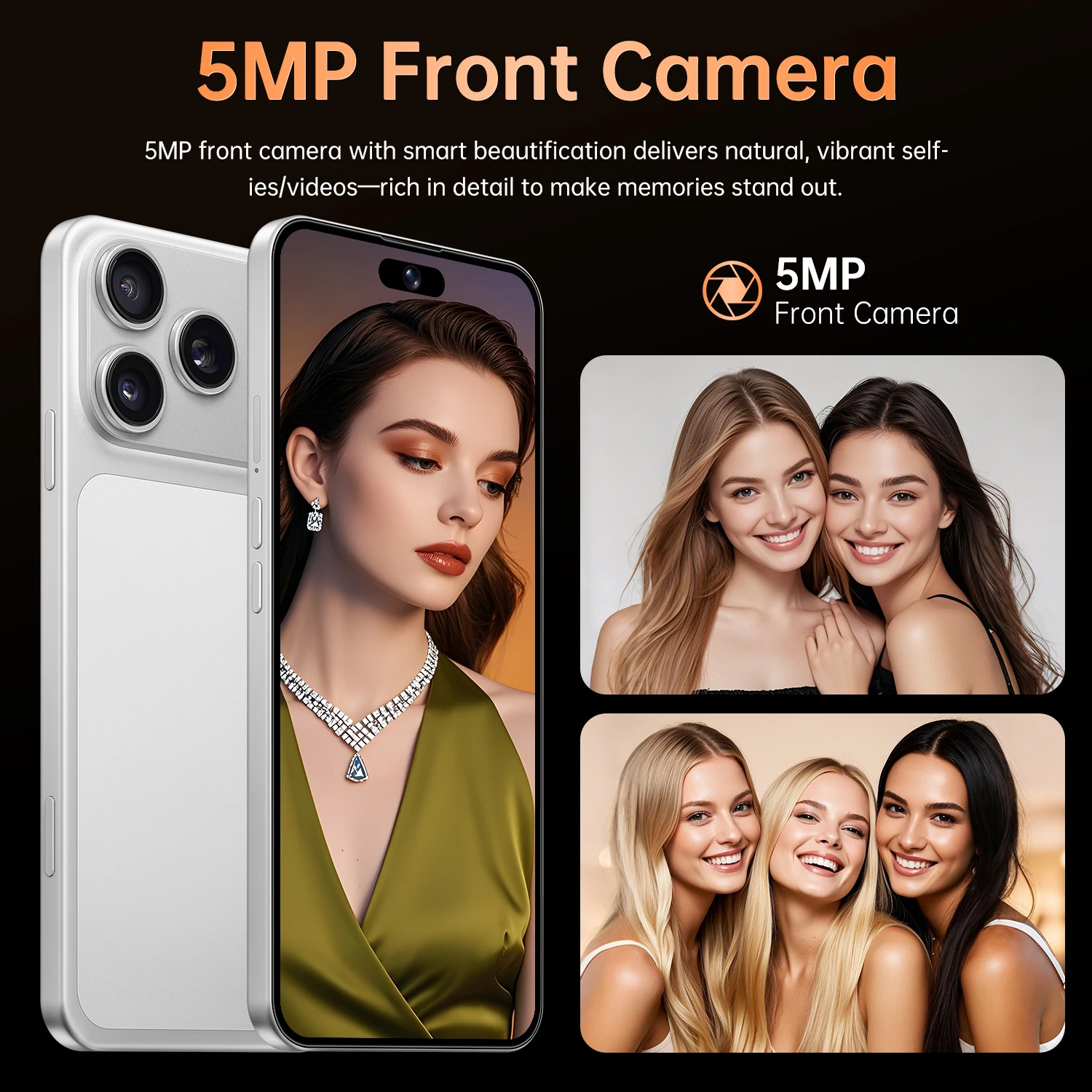 Teléfono Inteligente IVMI Global Vision 17 Pro Max Android con 3 GB de RAM, 16 GB de ROM, Pantalla de 6.7 Pulgadas, Doble SIM, Red 4G, Cámaras de 5+13MP Teléfono Inteligente IVMI Global Vision 17 Pro Max Android con 3 GB de RAM, 16 GB de ROM, Pantalla de 6.7 Pulgadas, Doble SIM, Red 4G, Cámaras de 5+13MP