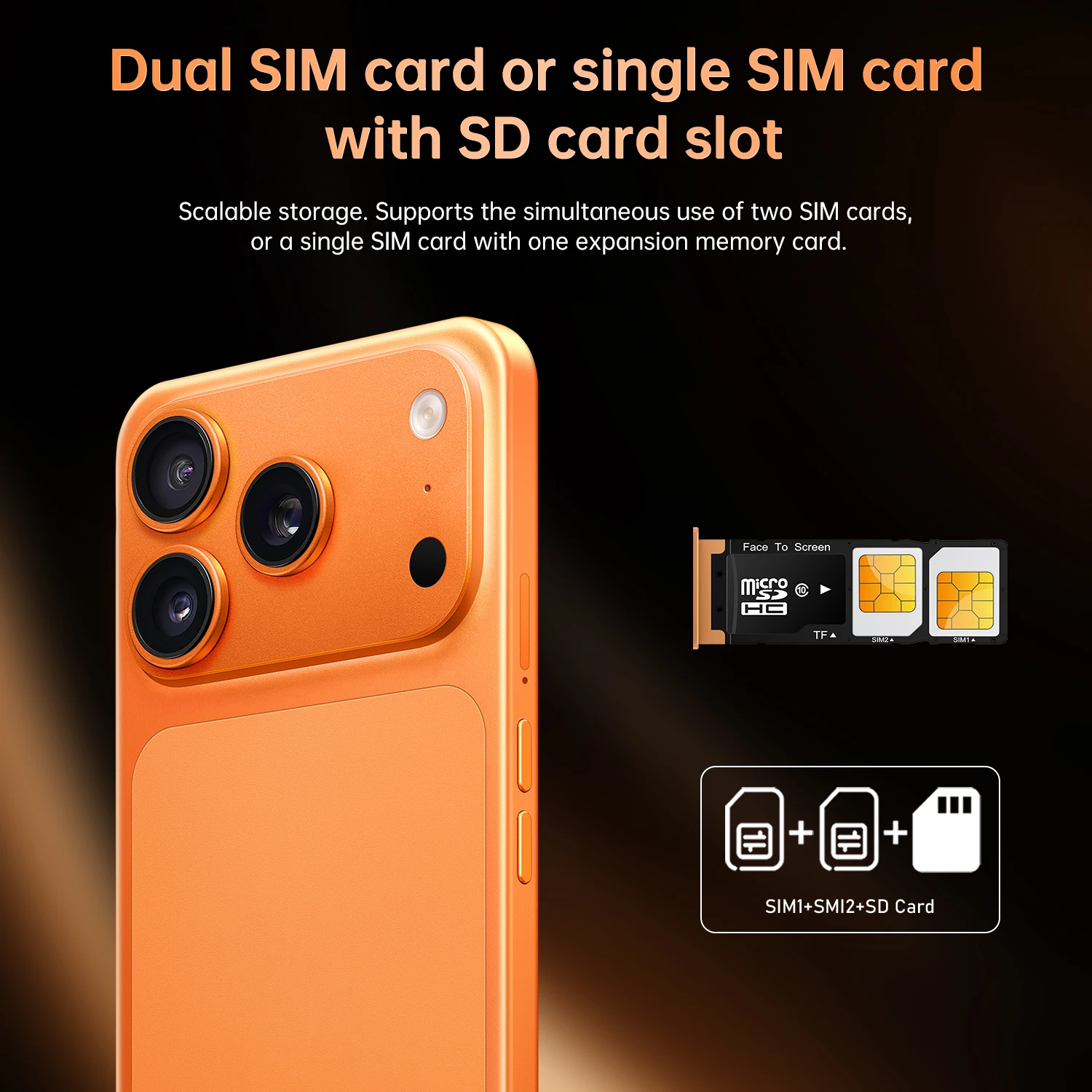 Teléfono Inteligente IVMI Global Vision 17 Pro Max Android con 3 GB de RAM, 16 GB de ROM, Pantalla de 6.7 Pulgadas, Doble SIM, Red 4G, Cámaras de 5+13MP Teléfono Inteligente IVMI Global Vision 17 Pro Max Android con 3 GB de RAM, 16 GB de ROM, Pantalla de 6.7 Pulgadas, Doble SIM, Red 4G, Cámaras de 5+13MP