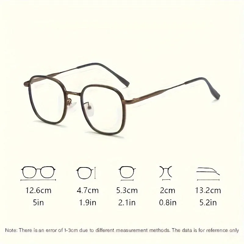 Los estudiantes unisex pueden combinar f&aacute;cilmente estos gafas transparentes poligonales de alta calidad que protegen contra la luz azul