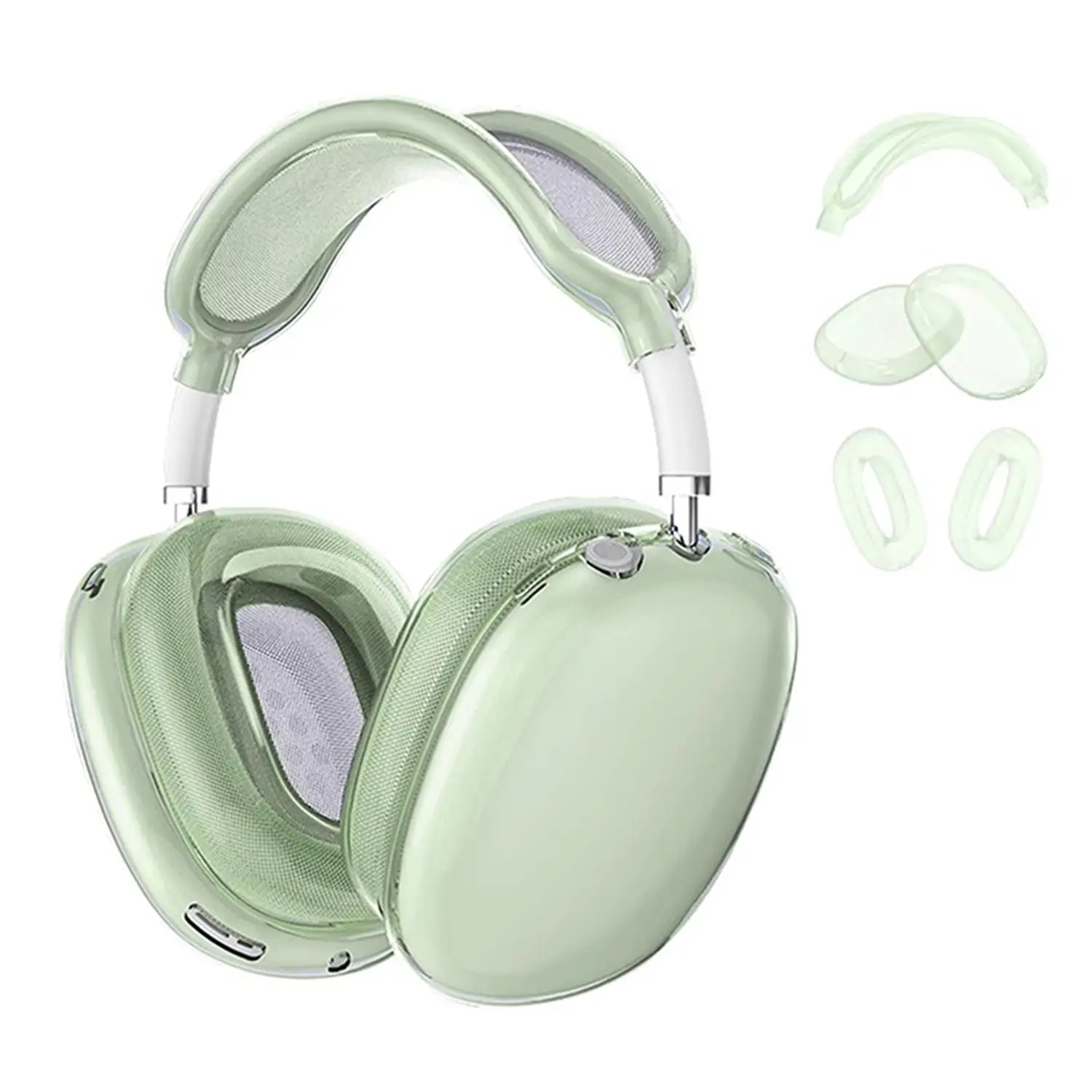 Funda Protectora para Auriculares XDcase 3 en 1 de TPU para Apple AirPods Max, Protector de Auriculares Multimedia