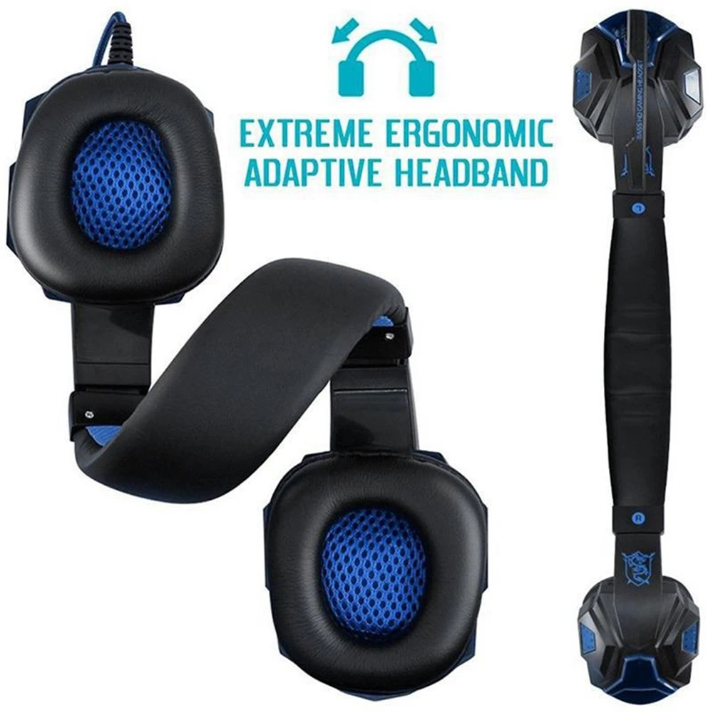 Auriculares con cable para PS4, PS5, Xbox, Smartphone, PC, auriculares para juegos, auriculares ajustables de 120 &deg; con micr&oacute;fono con cancelaci&oacute;n de ruido