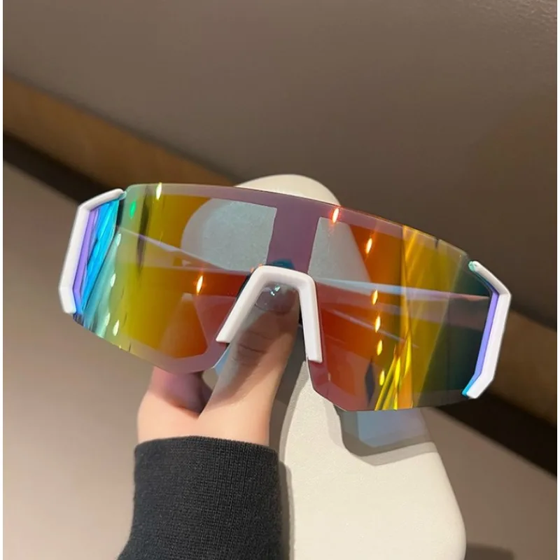 Gafas de sol de ciclismo de dise&ntilde;ador a la moda para hombre, gafas de monta&ntilde;ismo, pesca, esqu&iacute;, nuevas gafas para deportes al aire libre UV400 a prueba de viento