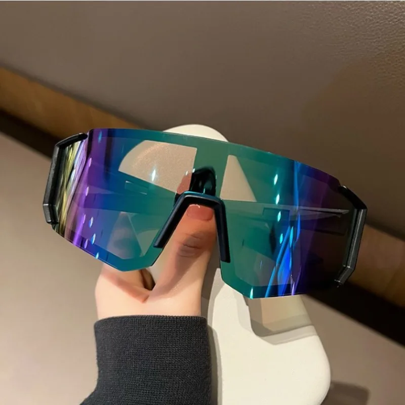 Gafas de sol de ciclismo de dise&ntilde;ador a la moda para hombre, gafas de monta&ntilde;ismo, pesca, esqu&iacute;, nuevas gafas para deportes al aire libre UV400 a prueba de viento