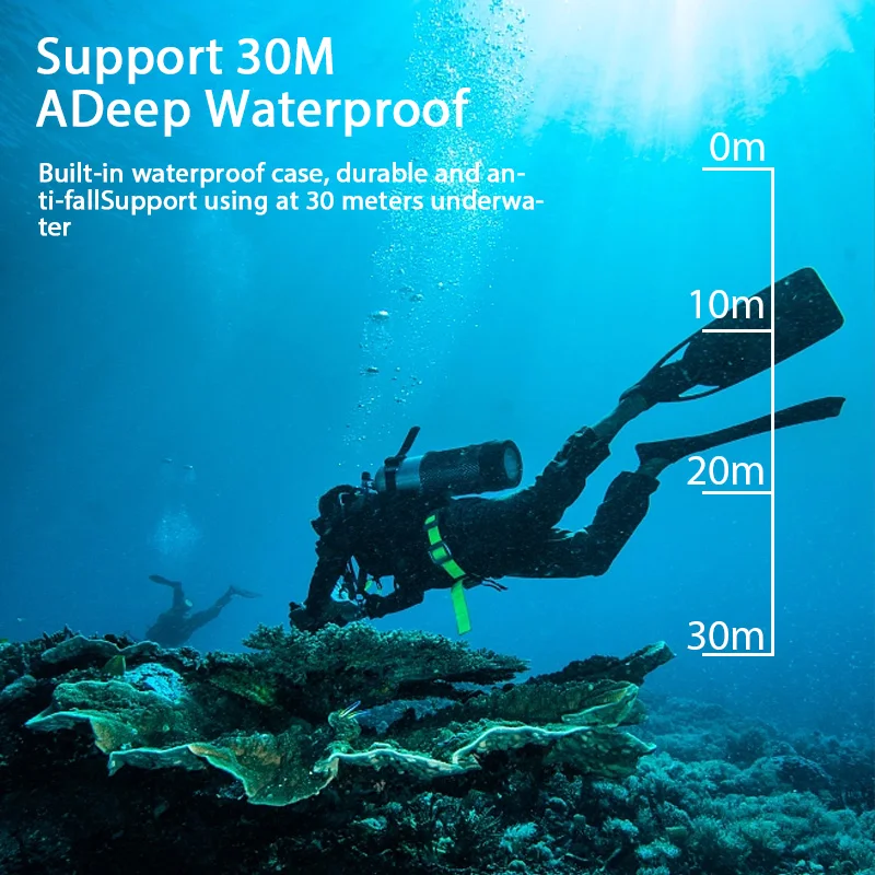 Mini c&aacute;mara de acci&oacute;n HD 4K, pantalla de c&aacute;maras digitales, c&aacute;mara de grabaci&oacute;n impermeable, c&aacute;mara deportiva para registro de equitaci&oacute;n, buceo, deportes al aire libre