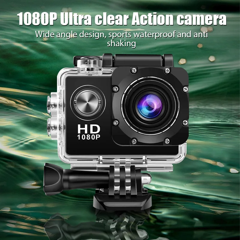 Mini c&aacute;mara de acci&oacute;n HD 4K, pantalla de c&aacute;maras digitales, c&aacute;mara de grabaci&oacute;n impermeable, c&aacute;mara deportiva para registro de equitaci&oacute;n, buceo, deportes al aire libre