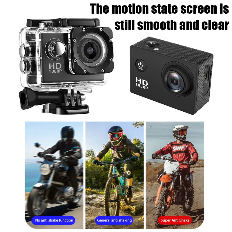 Mini c&aacute;mara de acci&oacute;n HD 4K, pantalla de c&aacute;maras digitales, c&aacute;mara de grabaci&oacute;n impermeable, c&aacute;mara deportiva para registro de equitaci&oacute;n, buceo, deportes al aire libre