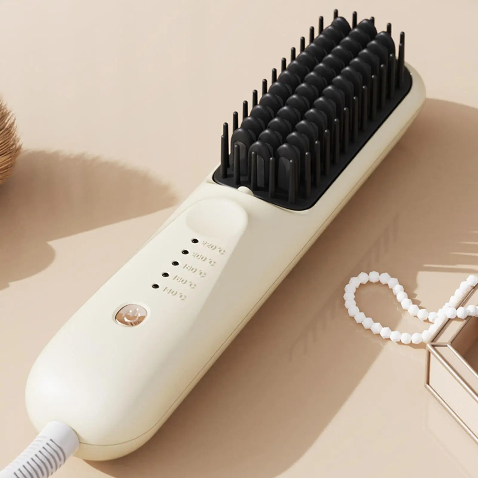 Cepillo Alisador de Cabello con 5 Modos de Calentamiento, Iones Negativos, Multi-Temperatura, Cepillo El&eacute;ctrico, Peine Caliente, Herramienta para Alisar el Cabello