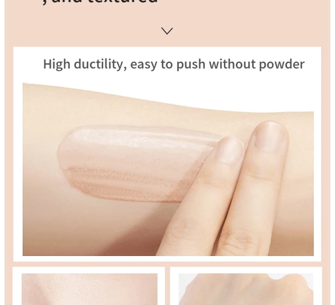Sandela-base hidratante te&ntilde;ida, maquillaje l&iacute;quido, corrector de maquillaje facial, resistente al agua