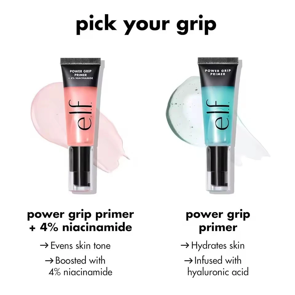 Elf corrector Power Grip Primer crema Base Facial hidratante a base de Gel para maquillaje reafirmante uso duradero mejorar el maquillaje
