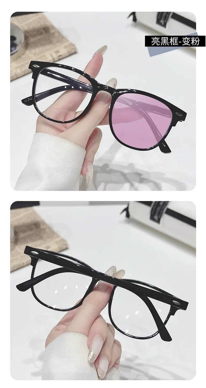 2025 nuevas gafas de sol para hombres y mujeres lentes fotocrom&aacute;ticas estilo coreano gafas de moda verano al aire libre gafas de sol de playa