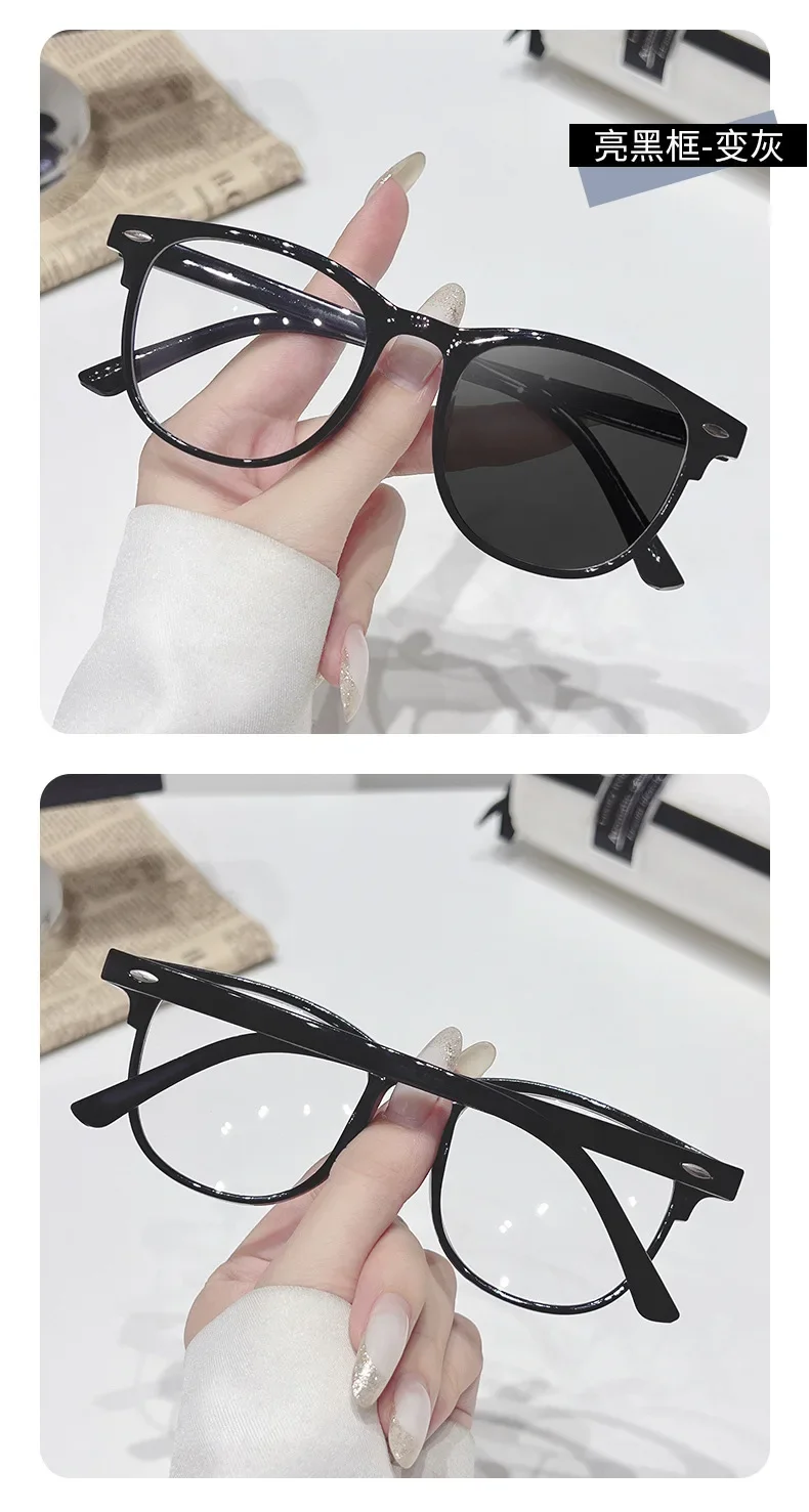 2025 nuevas gafas de sol para hombres y mujeres lentes fotocrom&aacute;ticas estilo coreano gafas de moda verano al aire libre gafas de sol de playa