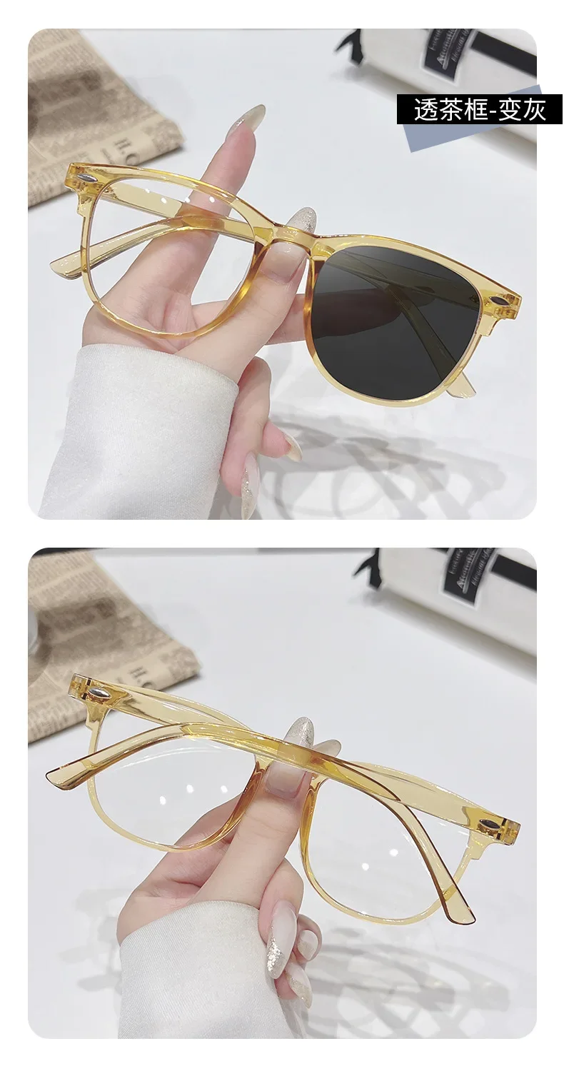2025 nuevas gafas de sol para hombres y mujeres lentes fotocrom&aacute;ticas estilo coreano gafas de moda verano al aire libre gafas de sol de playa