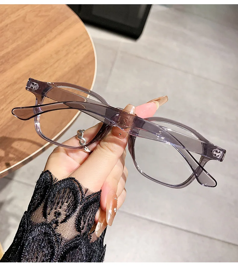 Gafas para miop&iacute;a literarias vers&aacute;tiles, montura redonda para u&ntilde;as de arroz Retro que cambian de Color, sensibles a la luz, antiluz azul, 6133
