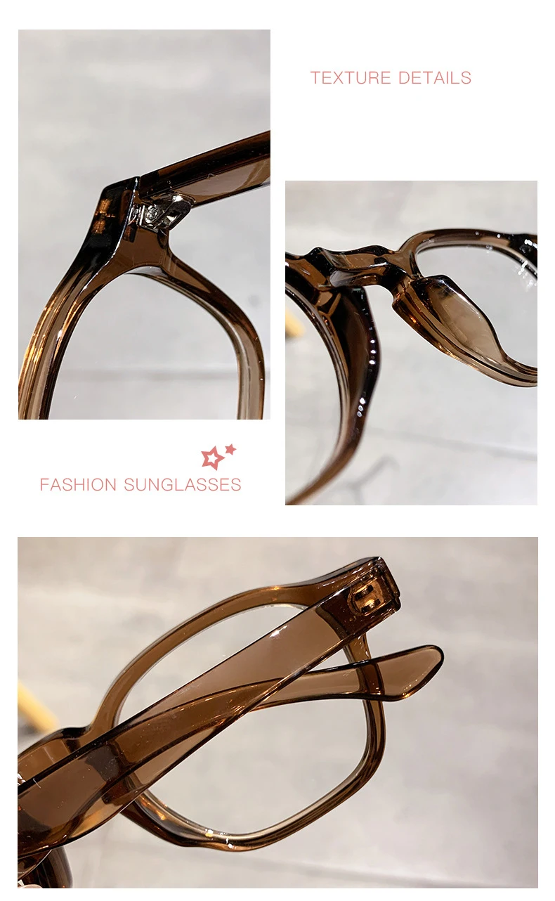 Gafas para miop&iacute;a literarias vers&aacute;tiles, montura redonda para u&ntilde;as de arroz Retro que cambian de Color, sensibles a la luz, antiluz azul, 6133