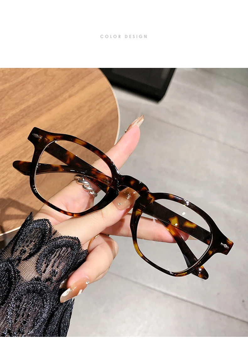 Gafas para miop&iacute;a literarias vers&aacute;tiles, montura redonda para u&ntilde;as de arroz Retro que cambian de Color, sensibles a la luz, antiluz azul, 6133