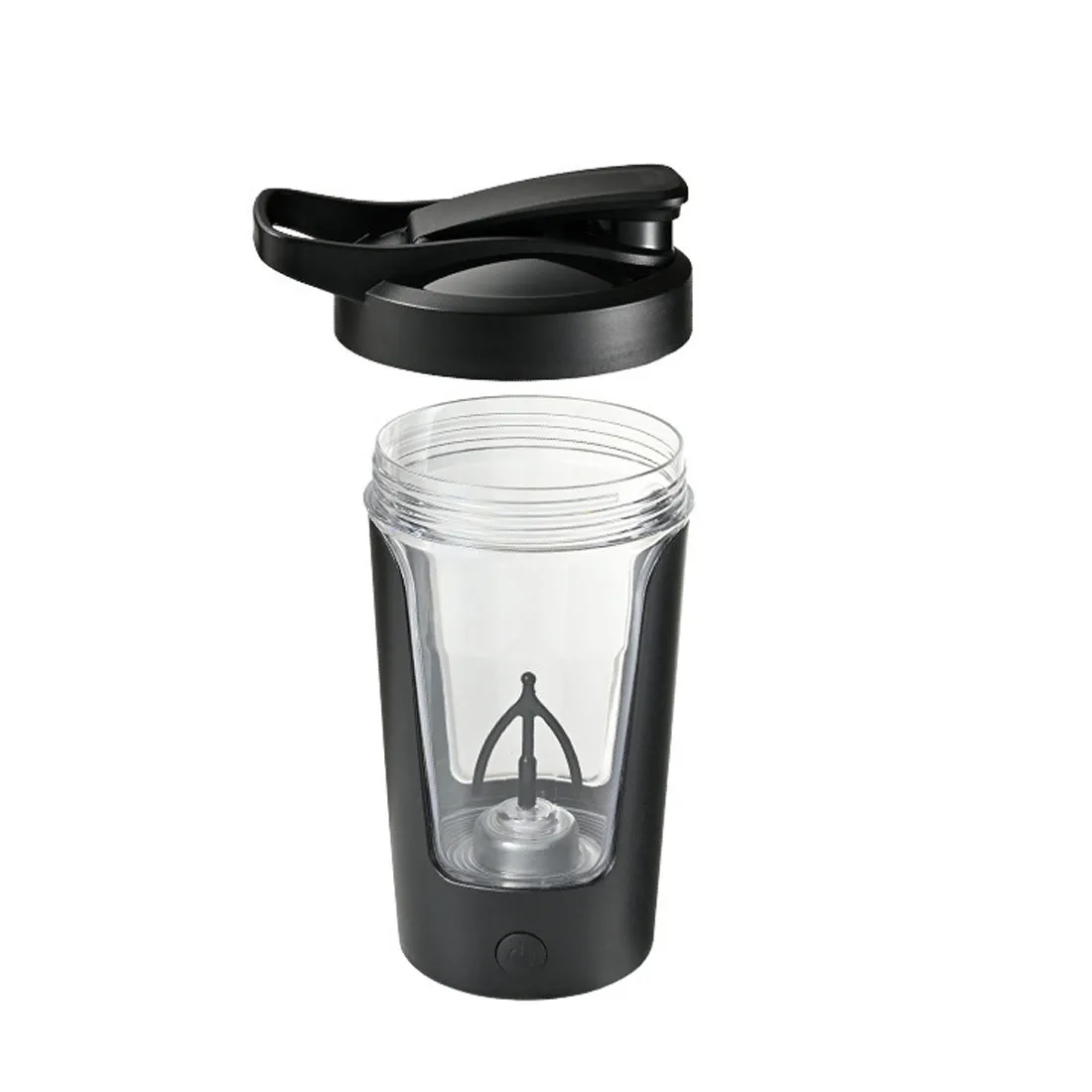 Taza de licuadora port&aacute;til de 450ml, botella agitadora de prote&iacute;na en polvo, taza deportiva para Fitness, agitadores de nutrici&oacute;n, taza mezcladora para ejercicio corporal