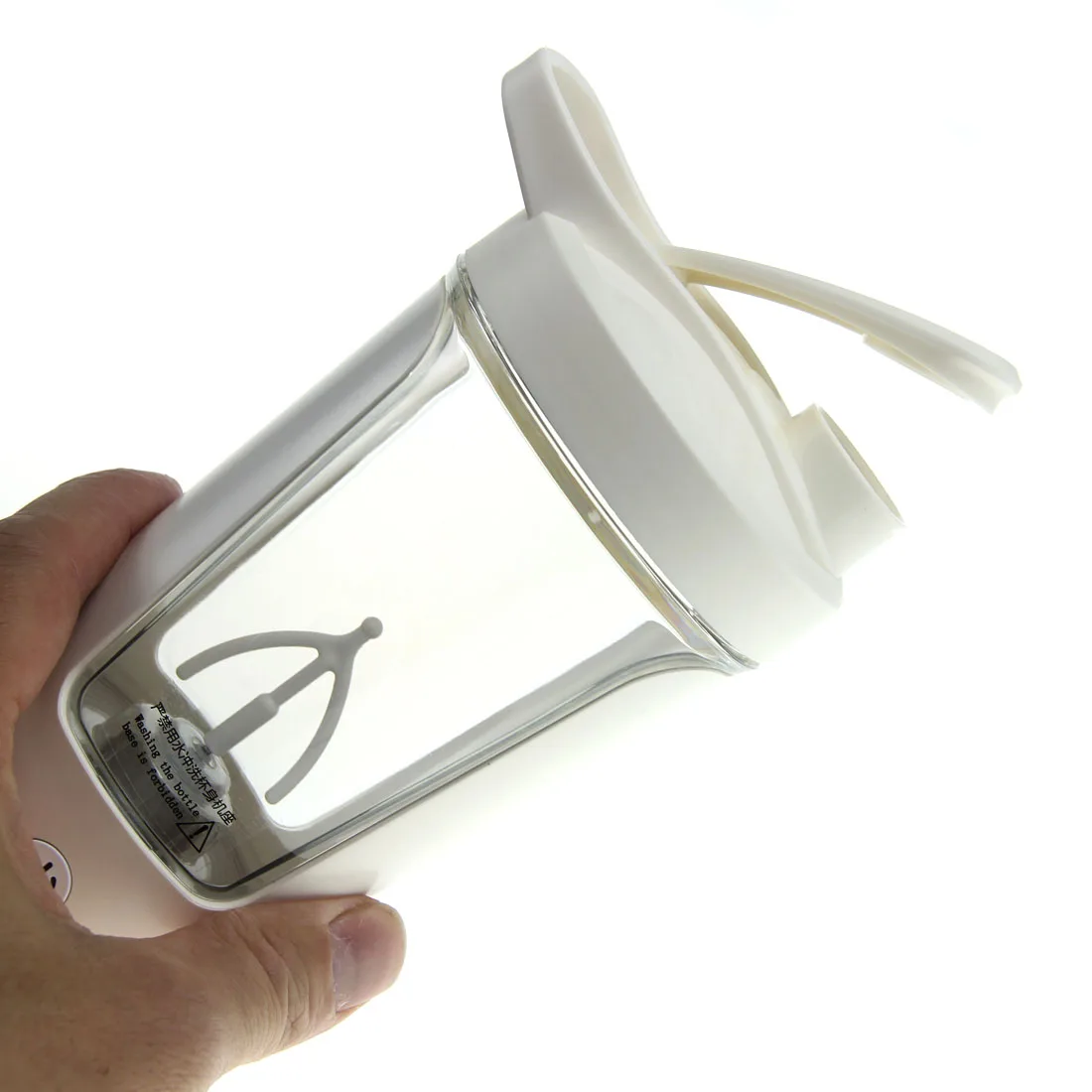 Taza de licuadora port&aacute;til de 450ml, botella agitadora de prote&iacute;na en polvo, taza deportiva para Fitness, agitadores de nutrici&oacute;n, taza mezcladora para ejercicio corporal