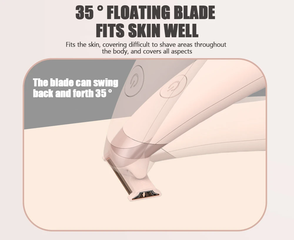 Depiladora El&eacute;ctrica Port&aacute;til para Mujer, Depilaci&oacute;n sin Dolor, M&aacute;quina de Depilaci&oacute;n Corporal USB, Depilaci&oacute;n de Partes &Iacute;ntimas, Axilas y Bikini