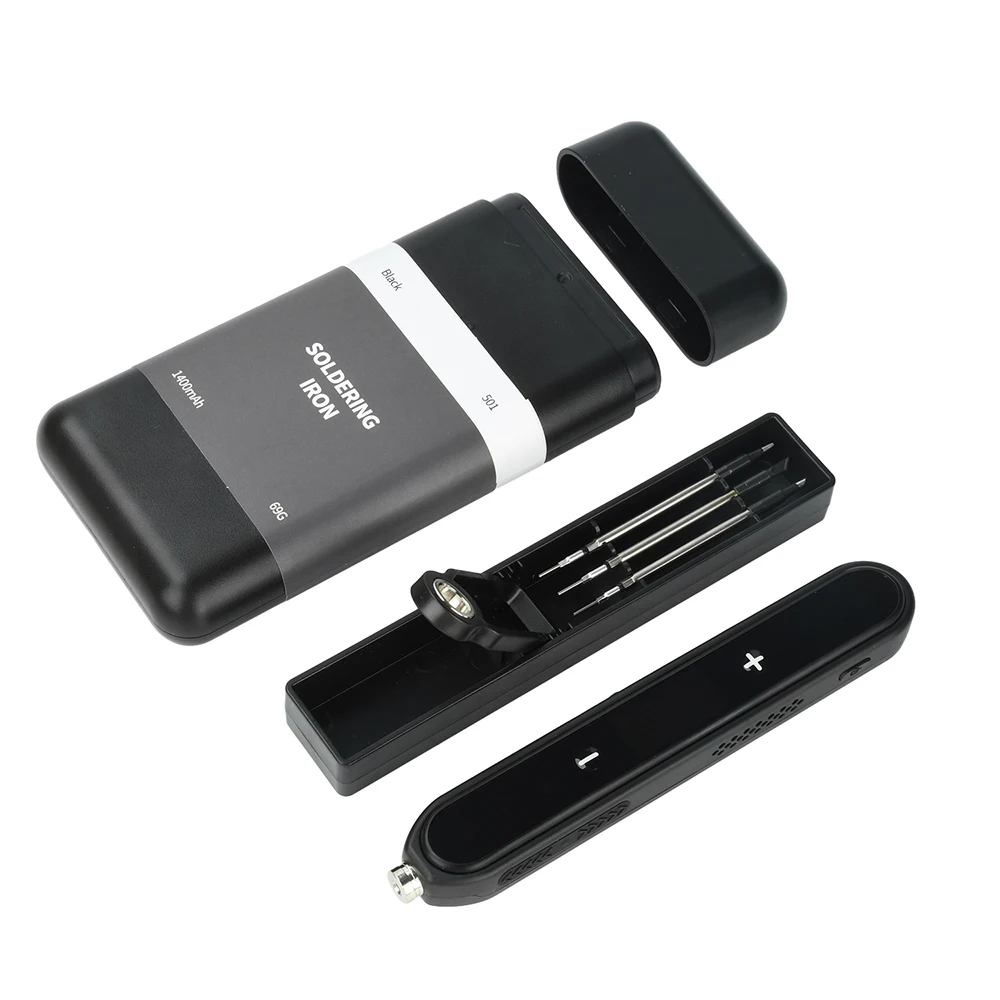 Kit de Soldador Eléctrico Digital Tipo-C de 8-15W, Temperatura Ajustable Inteligente, Calentamiento Rápido, Mini Soldadores, Herramienta de Reparación Kit de Soldador Eléctrico Digital Tipo-C de 8-15W, Temperatura Ajustable Inteligente, Calentamiento Rápido, Mini Soldadores, Herramienta de Reparación