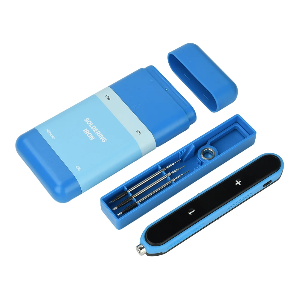Kit de Soldador Eléctrico Digital Tipo-C de 8-15W, Temperatura Ajustable Inteligente, Calentamiento Rápido, Mini Soldadores, Herramienta de Reparación Kit de Soldador Eléctrico Digital Tipo-C de 8-15W, Temperatura Ajustable Inteligente, Calentamiento Rápido, Mini Soldadores, Herramienta de Reparación