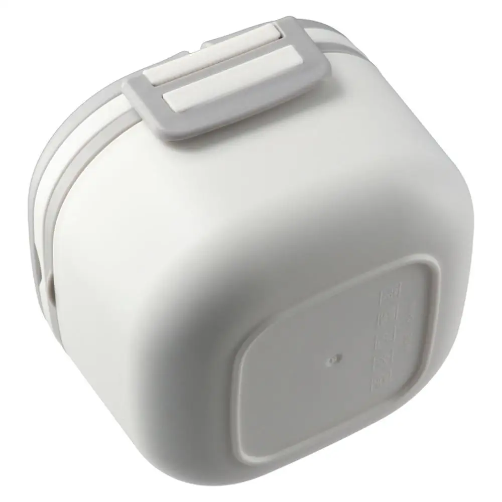 Fiambrera aislada de plástico/acero inoxidable, Bento Box con cubiertos, salida de campamento, azul/verde/rosa/blanco, 15*15*9,6 CM Fiambrera aislada de plástico/acero inoxidable, Bento Box con cubiertos, salida de campamento, azul/verde/rosa/blanco, 15*15*9,6 CM