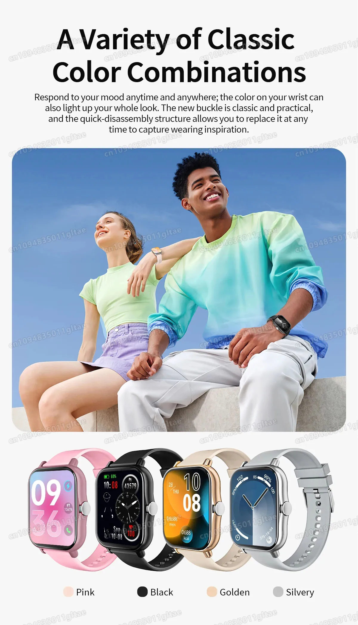 Nuevo Reloj Inteligente con Llamadas Bluetooth, Monitoreo de Salud y Sue&ntilde;o, Pantalla HD de 1.80'', Reloj Inteligente para Ni&ntilde;os, Resistente al Agua, Brazalete Deportivo de Moda para Mujeres y Hombres