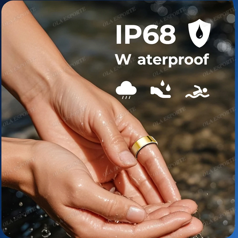 Para anillo inteligente hombres mujeres Monitor Bluetooth ritmo cardíaco en sangre Monitor de oxígeno en sangre Smartring MultiSport 5ATM impermeable 2025 Para anillo inteligente hombres mujeres Monitor Bluetooth ritmo cardíaco en sangre Monitor de oxígeno en sangre Smartring MultiSport 5ATM impermeable 2025