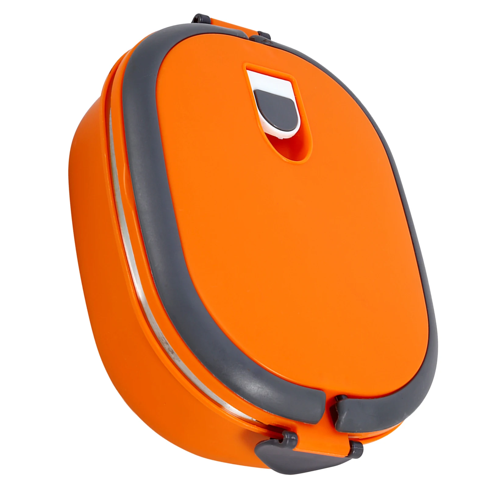 Fiambrera de acero inoxidable con aislamiento para la cena, contenedor de 1 capa, color naranja