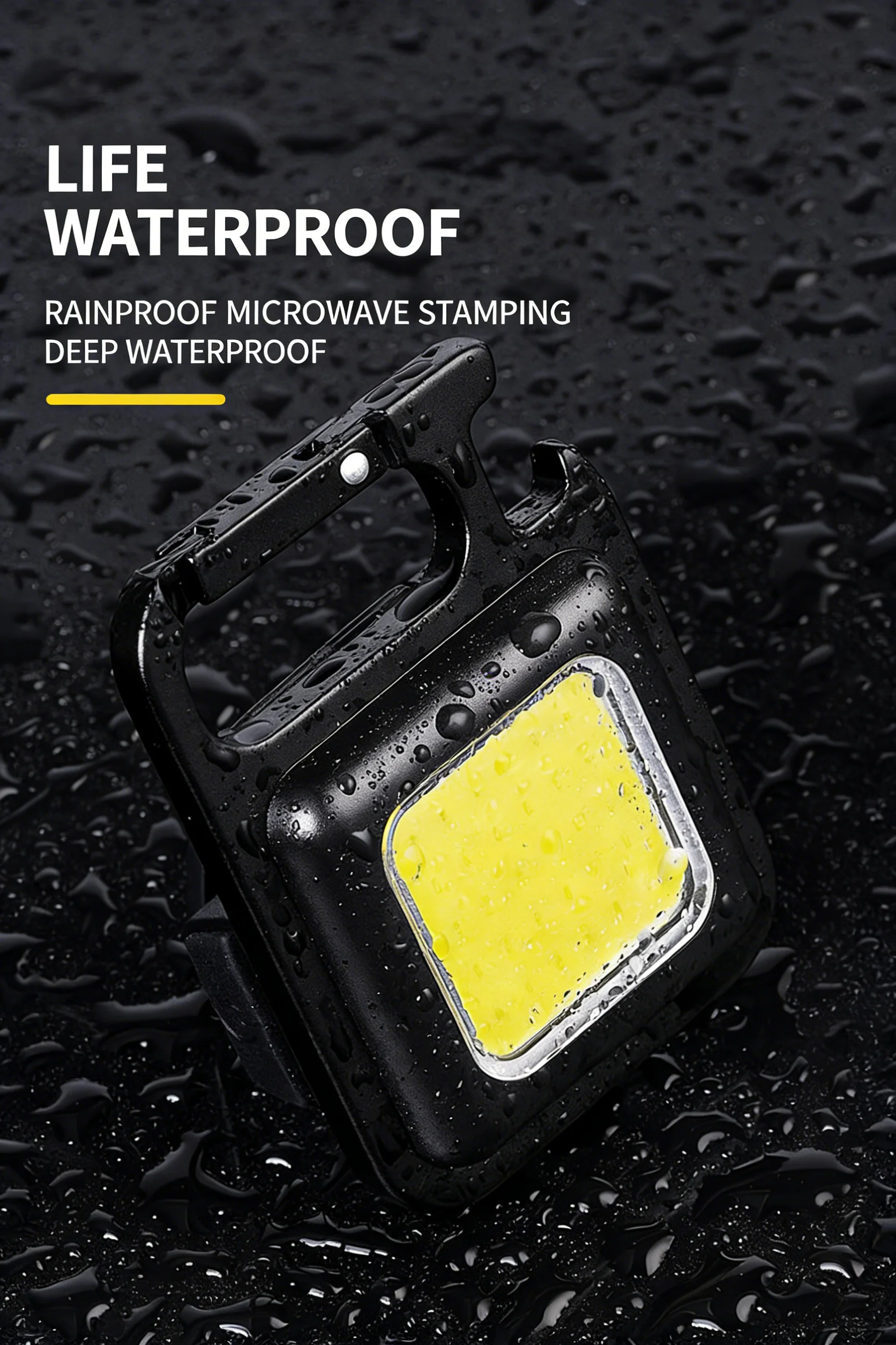 Mini Linterna COB S&uacute;per Brillante de Aleaci&oacute;n de Aluminio Recargable con Im&aacute;n, 4 Modos, Multifuncional, para Trabajo y Emergencias