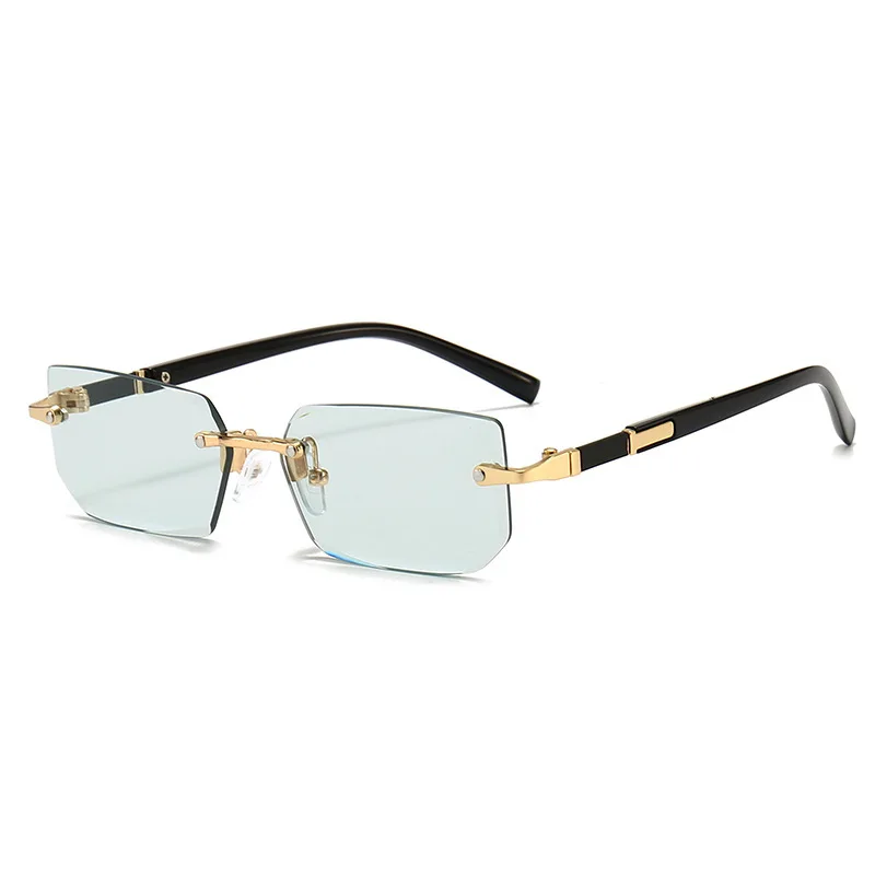Gafas de Sol Modernas y Elegantes sin Montura en Colores Pastel, Ideales para Vacaciones, Fiestas, Festivales de M&uacute;sica y Regalos