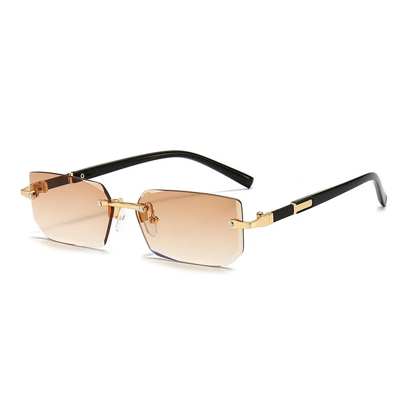 Gafas de Sol Modernas y Elegantes sin Montura en Colores Pastel, Ideales para Vacaciones, Fiestas, Festivales de M&uacute;sica y Regalos