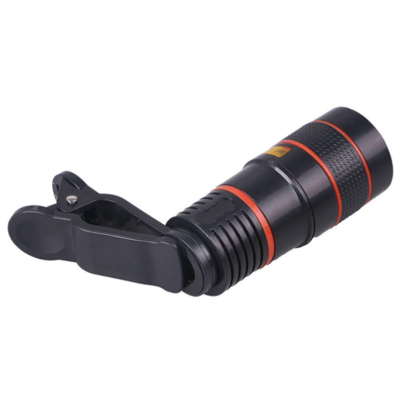 Lente Universal Clip 20X/12X/8X Zoom tel&eacute;fono c&aacute;mara teleobjetivo telescopio Monocular tel&eacute;fono Universal telescopio &oacute;ptico lente Kit
