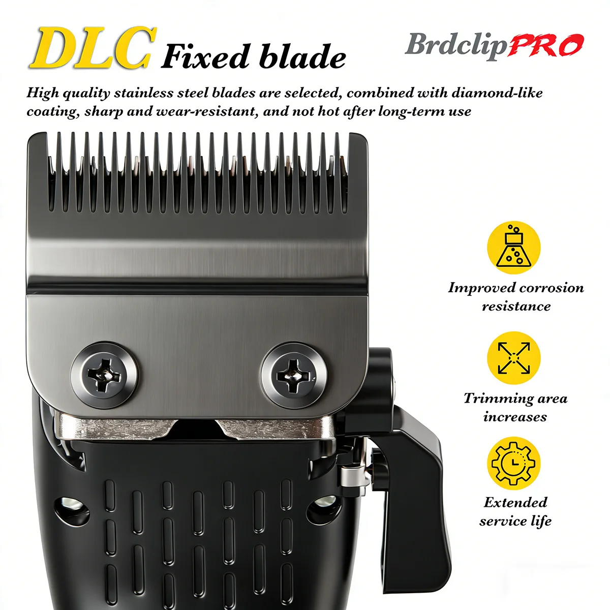 BRDCLIP 619 339 Cortapelos Inalámbrico Máquina de corte profesional Eléctrico Recortadora con cuchilla en T de DLC Portátil Recortadora de precisión LED Recortadora para hombres BRDCLIP 619 339 Cortapelos Inalámbrico Máquina de corte profesional Eléctrico Recortadora con cuchilla en T de DLC Portátil Recortadora de precisión LED Recortadora para hombres