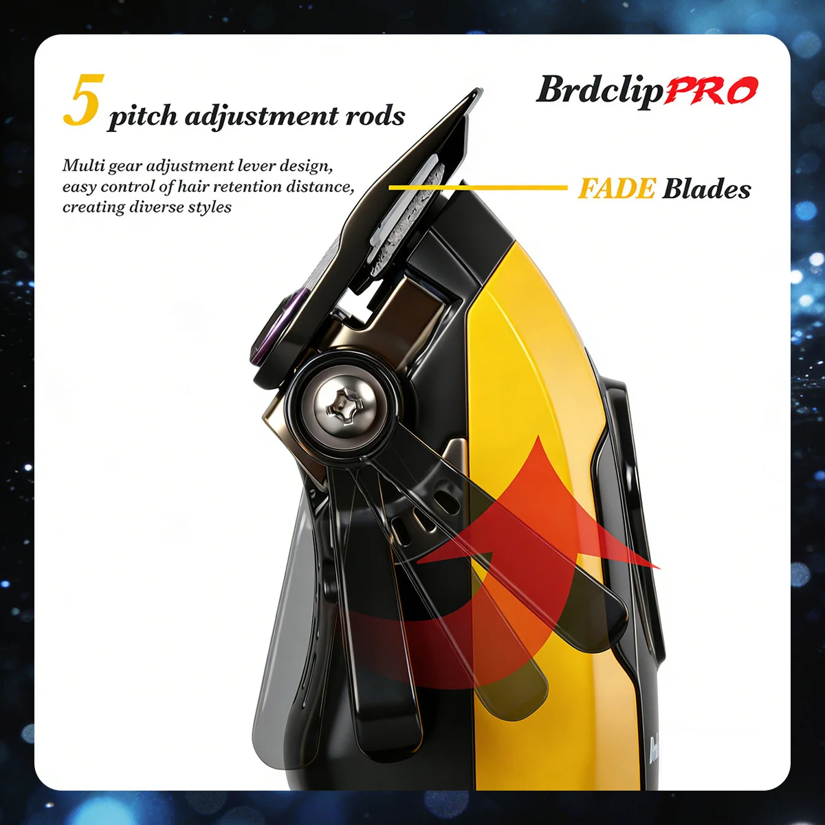 BRDCLIP 619 339 Cortapelos Inal&aacute;mbrico M&aacute;quina de corte profesional El&eacute;ctrico Recortadora con cuchilla en T de DLC Port&aacute;til Recortadora de precisi&oacute;n LED Recortadora para hombres