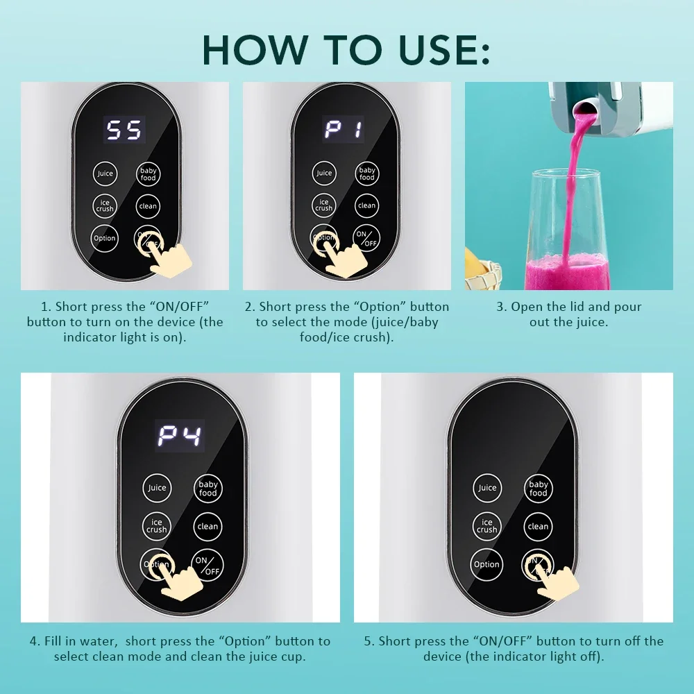 Licuadora El&eacute;ctrica Port&aacute;til de 400 ml, 2 Tazas, Mini Licuadora Multifuncional Inal&aacute;mbrica para el Hogar, Recargable por USB, Vaso Mezclador Peque&ntilde;o