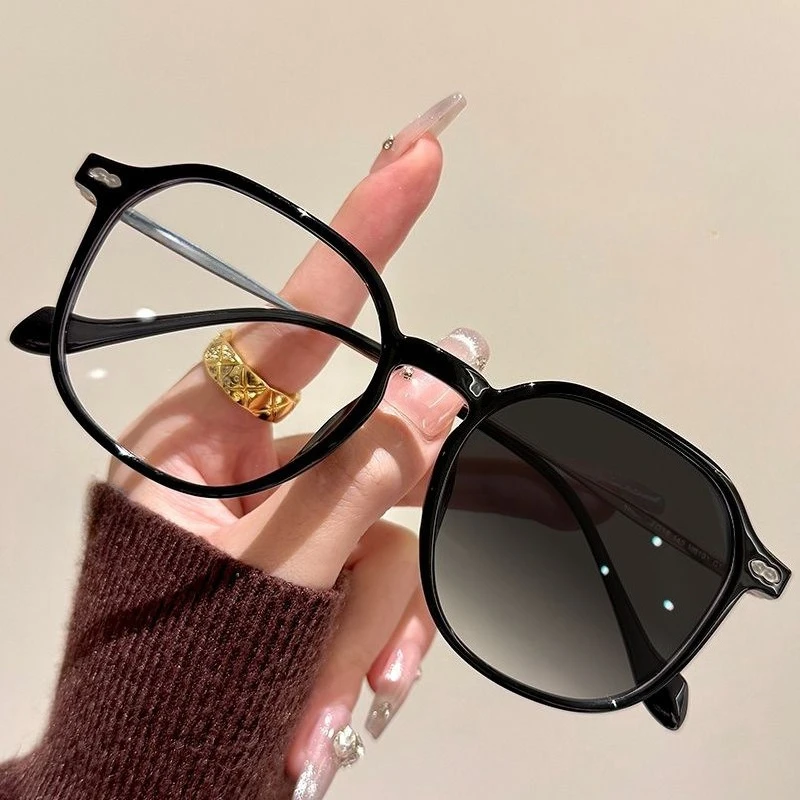 Gafas de Miop&iacute;a Fotocrom&aacute;ticas con Marco Grande y Elegante para Hombre y Mujer, Protecci&oacute;n Ultravioleta, Estilo Casual de Negocios, de 0 a -4.0
