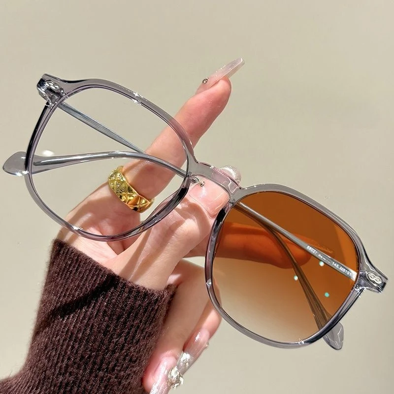 Gafas de Miop&iacute;a Fotocrom&aacute;ticas con Marco Grande y Elegante para Hombre y Mujer, Protecci&oacute;n Ultravioleta, Estilo Casual de Negocios, de 0 a -4.0