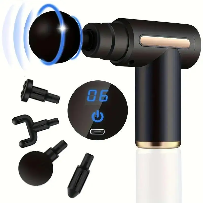 Pistola de Masaje Muscular Profesional de 99 Velocidades, Masajeador para Cuello y Espalda, Instrumento de Masaje, Equipo de Fitness para Dropshipping Pistola de Masaje Muscular Profesional de 99 Velocidades, Masajeador para Cuello y Espalda, Instrumento de Masaje, Equipo de Fitness para Dropshipping