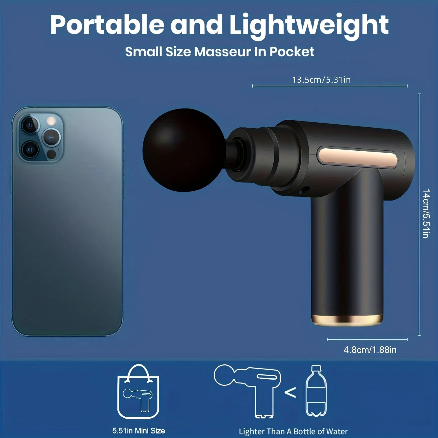 Pistola de Masaje Muscular Profesional de 99 Velocidades, Masajeador para Cuello y Espalda, Instrumento de Masaje, Equipo de Fitness para Dropshipping