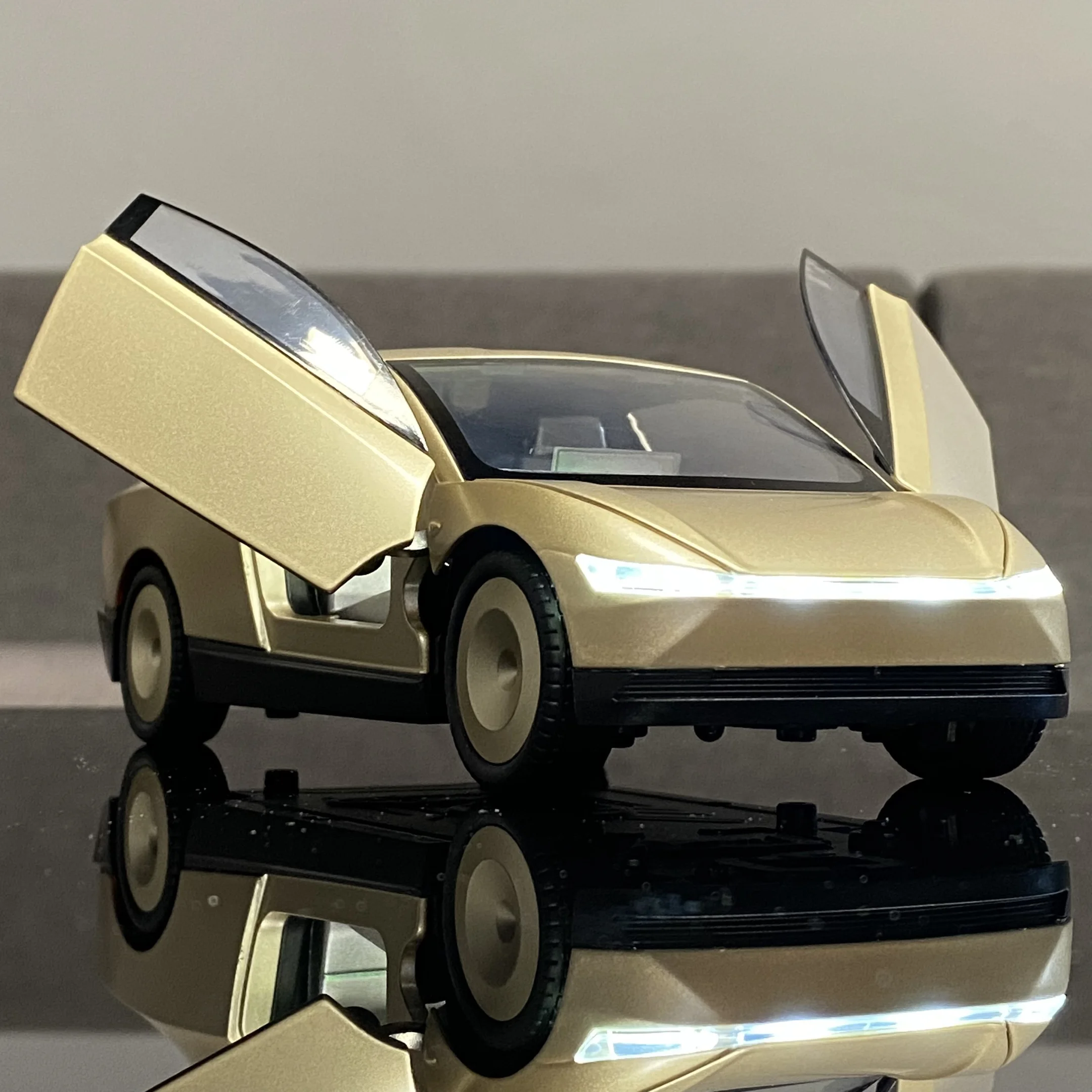 1:24 Cybercab Robotaxi, aleación de Metal, modelo Diecast, sonido de coche y luz, para niños, colección de coches de juguete, decoración de vacaciones 1:24 Cybercab Robotaxi, aleación de Metal, modelo Diecast, sonido de coche y luz, para niños, colección de coches de juguete, decoración de vacaciones
