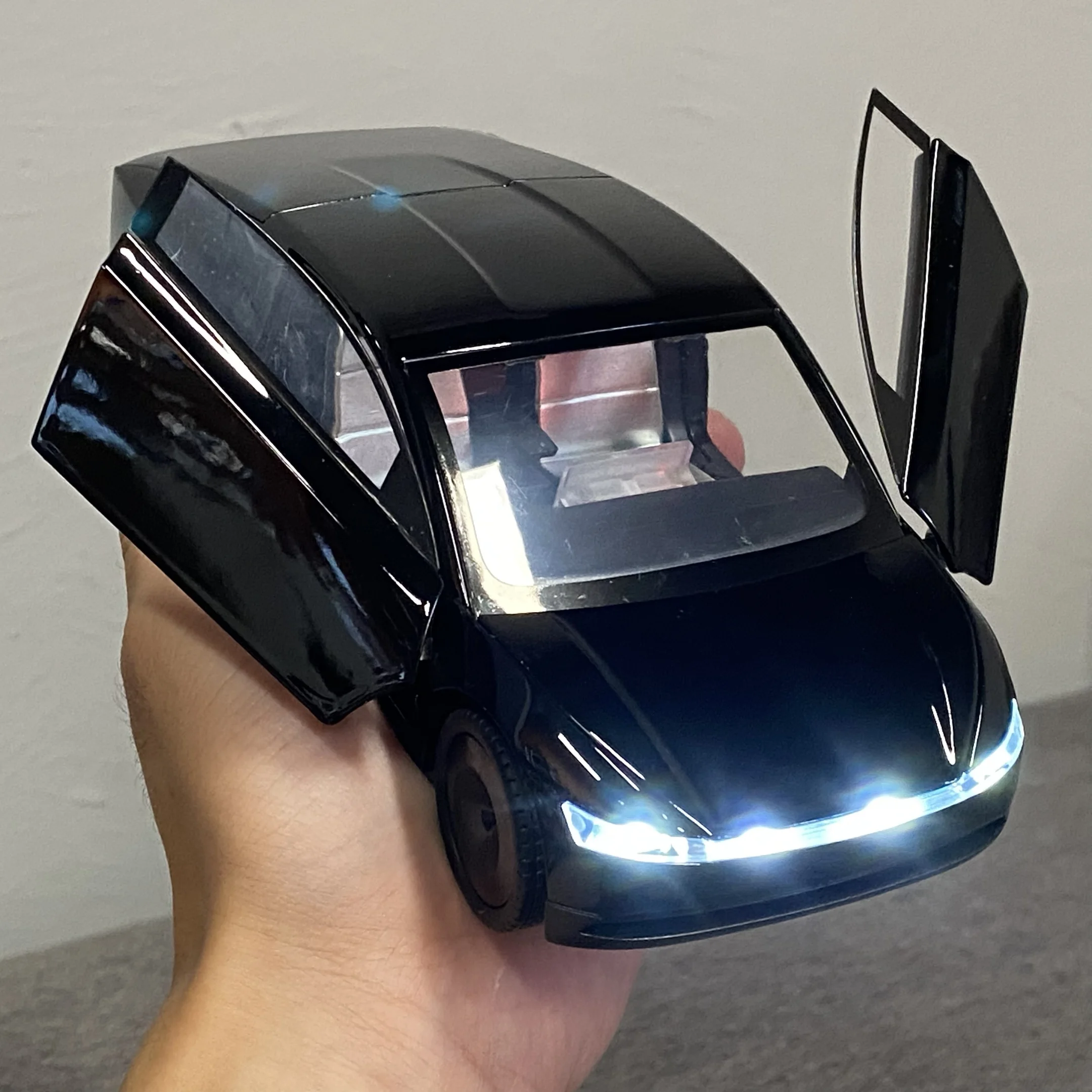 1:24 Cybercab Robotaxi, aleación de Metal, modelo Diecast, sonido de coche y luz, para niños, colección de coches de juguete, decoración de vacaciones 1:24 Cybercab Robotaxi, aleación de Metal, modelo Diecast, sonido de coche y luz, para niños, colección de coches de juguete, decoración de vacaciones