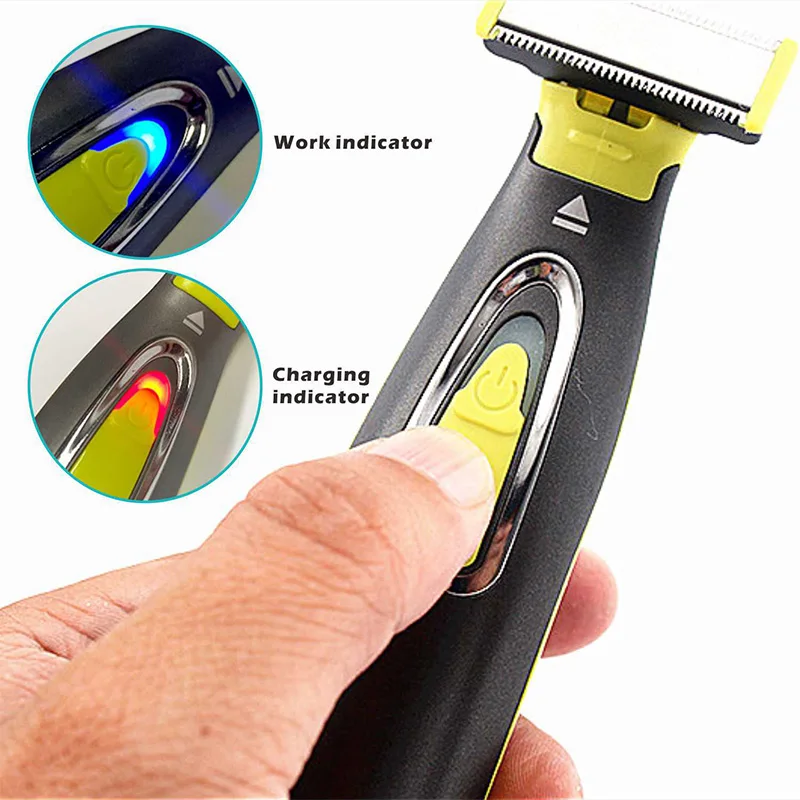 Afeitadora el&eacute;ctrica MLG para hombres y mujeres, recortadora port&aacute;til de cuerpo completo, maquinilla de afeitar con hoja en forma de T USB para barba, axila, lavable