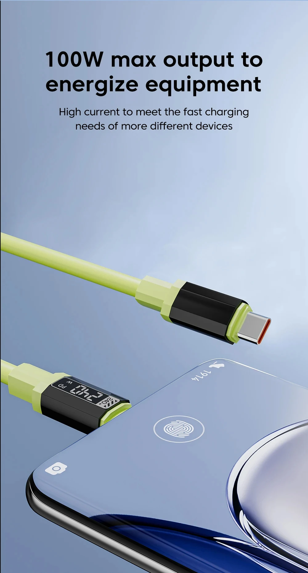 Cable NNBILI 240W PD de tipo C a C, Cable USB C PD de carga r&aacute;pida, Cable de carga para Macbook, Samsung, Xiaomi, Cable USB C de tipo C