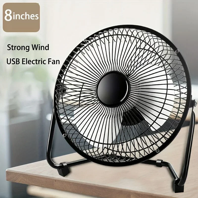 Ventilador de escritorio el&eacute;ctrico USB port&aacute;til de escritorio de 4/6/8 