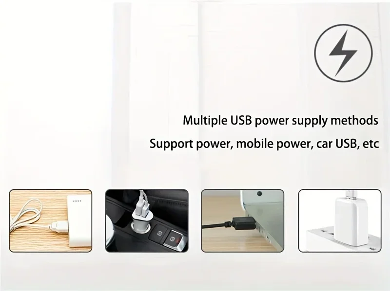 Ventilador de escritorio el&eacute;ctrico USB port&aacute;til de escritorio de 4/6/8 
