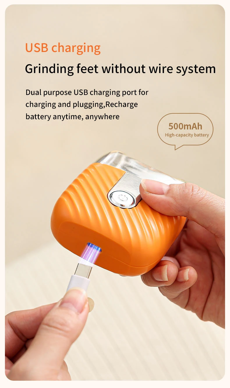 Lima El&eacute;ctrica Recargable para Pies, Removedor de Callos y Piel Muerta, Exfoliante El&eacute;ctrico para Pies, Cuidado y Reparaci&oacute;n de Pies Secos y Agrietados